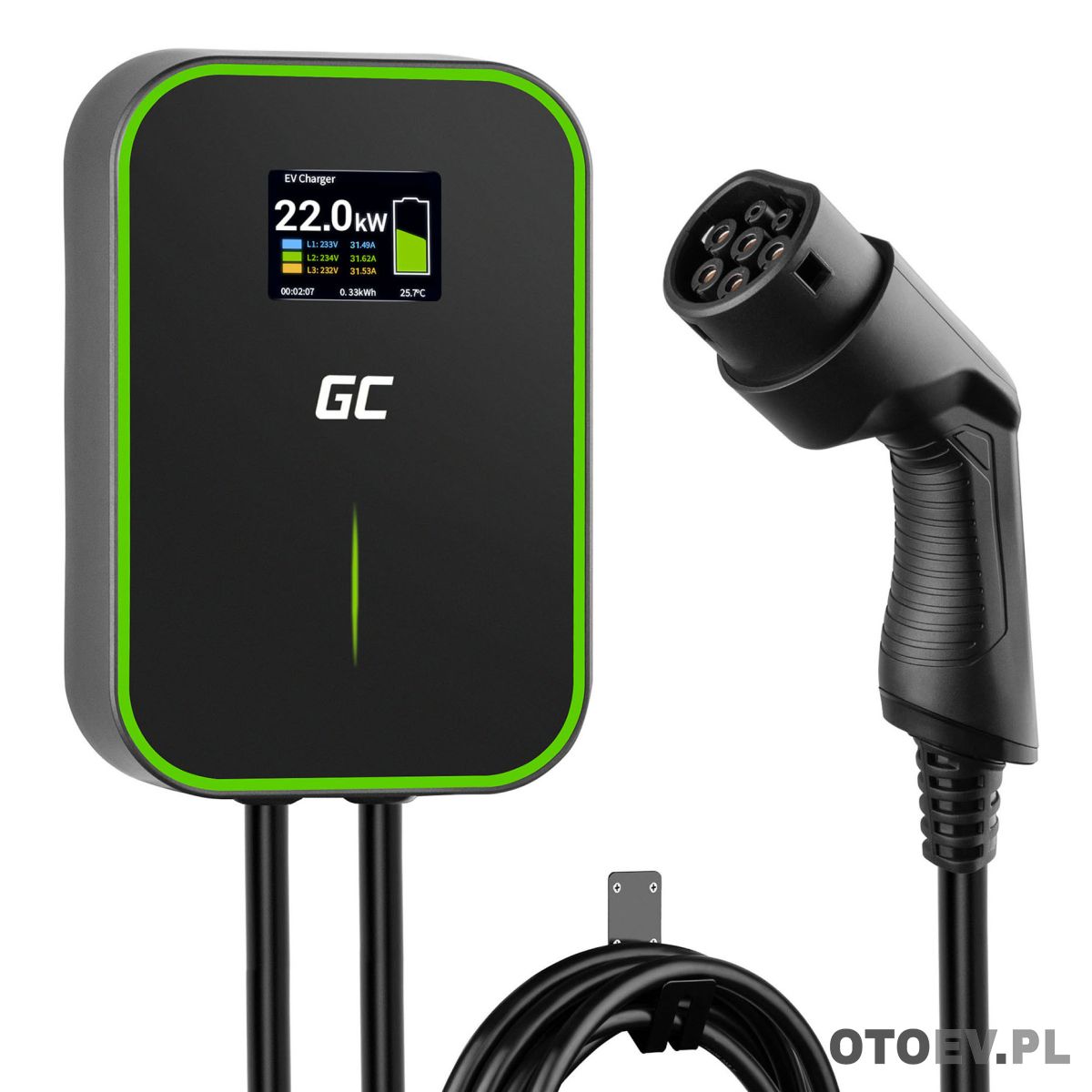 Green Cell GC PowerBox Wallbox 22kW Ładowarka EV do Tesla Model S 3 X Y
