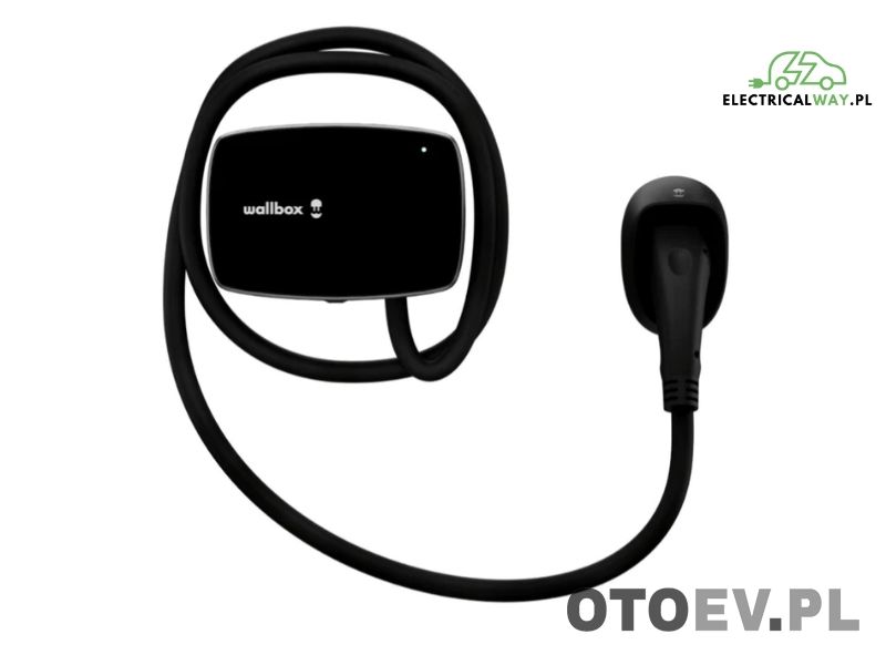 Ładowarka Do Samochodu Elektrycznego- Wallbox Commander 2S 2 (22Kw / 5 Metrów / Typ 2 / Czarny)