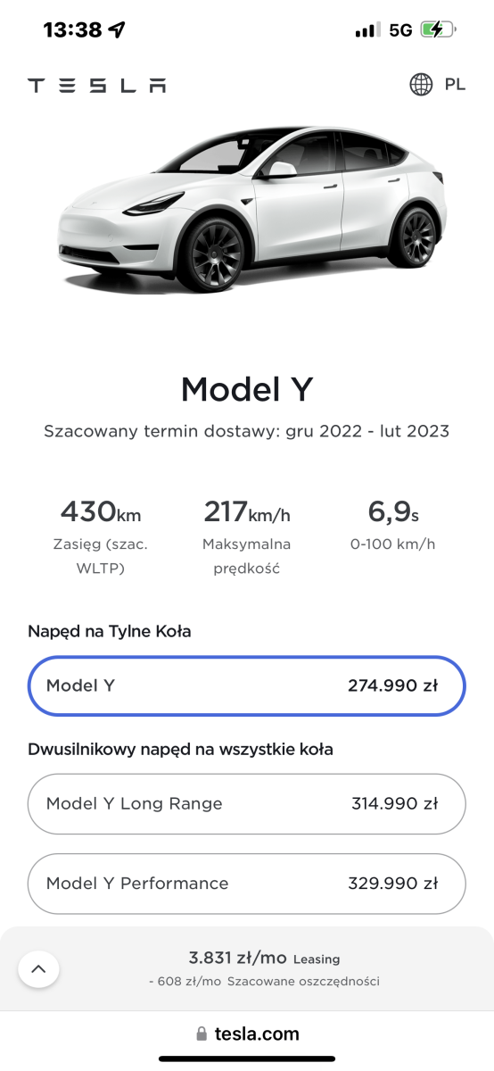 Tesla Model Y w nowej odsłonie... - zdjęcie główne