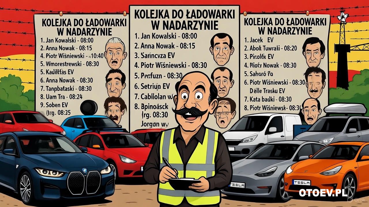Jacek EV i lista kolejkowa do darmowej ładowarki w Nadarzynie - o co tu chodzi? - zdjęcie główne
