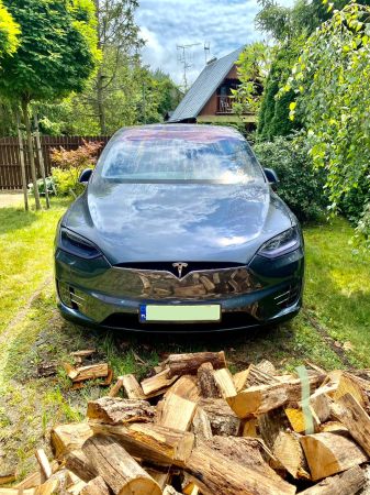 Tesla X na wakacjach