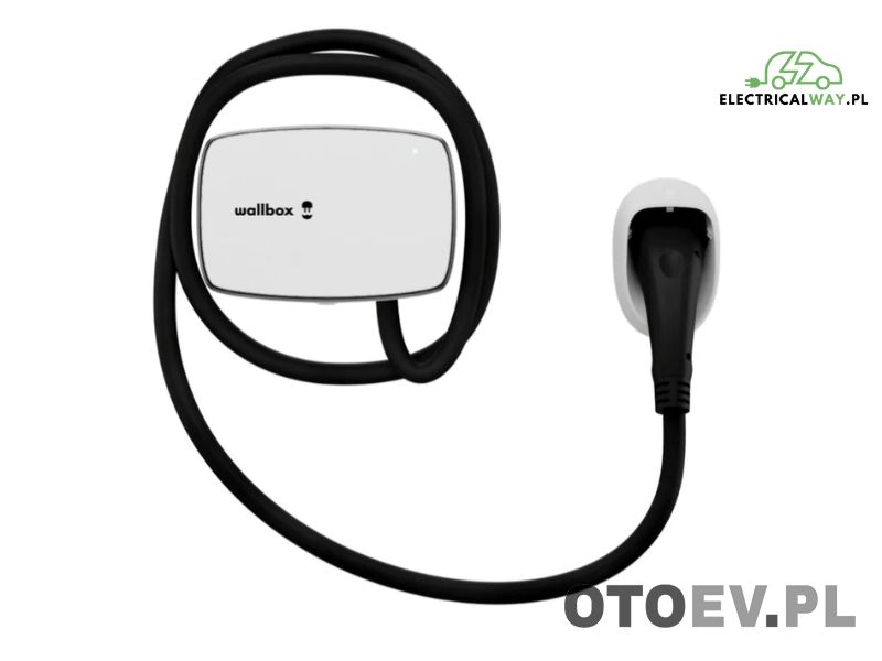 Ładowarka Do Samochodu Elektrycznego- Wallbox Commander 2S 2 (22Kw / 5 Metrów / Typ 2 / Biały)